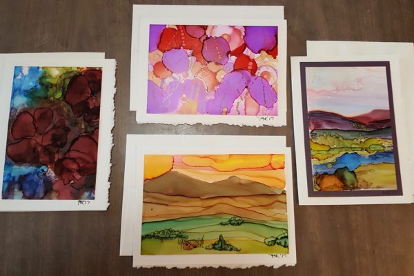 Alcohol Ink Cards